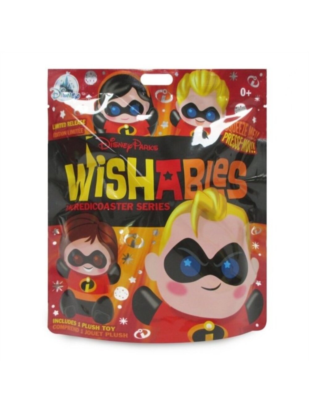 Disney Parks Wishables Incredibles Incredicoaster Series Mystery Micro Plush
